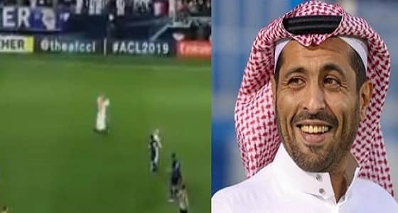 بالفيديو.. الأمير محمد بن فيصل يحتفل بالفوز مع المدرج الفخم