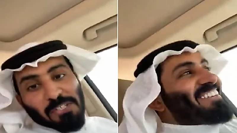 ردة فعل عبدالرحمن المطيري لرؤية وجهه دون فلتر .. فيديو