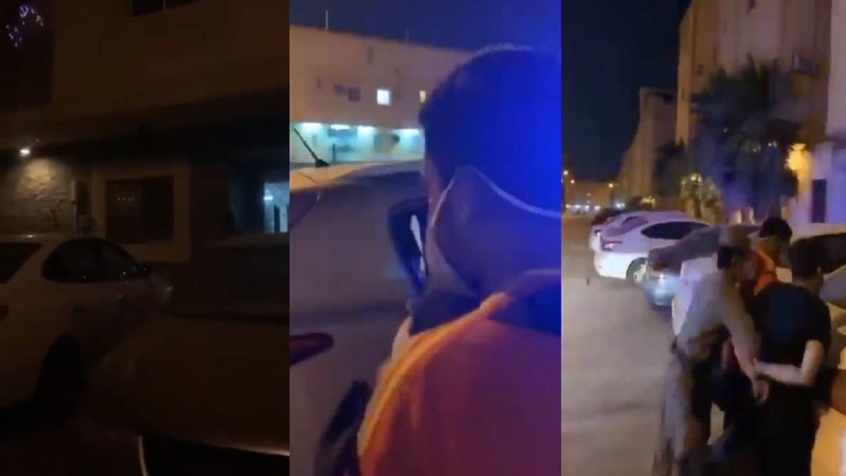 بالفيديو.. كمين لضبط "حلاقان" في الرياض
