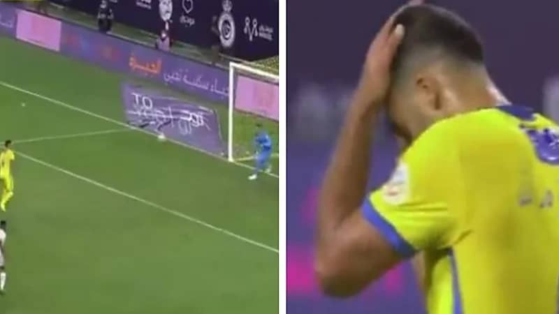 شاهد.. ركلة جزاء "حمدالله" الضائعة في مباراة النصر والاتحاد 