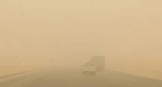 ضباب وأتربة على 9 مناطق طوال ساعات الليل