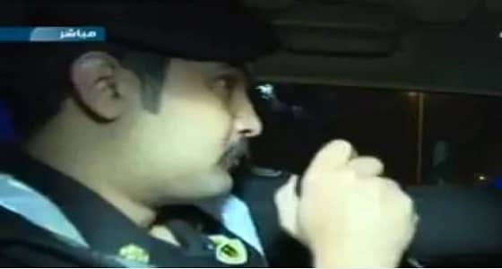 شاهد.. لحظة ملاحقة قوات الأمن لسيارة مطلوبة يقودها متهور