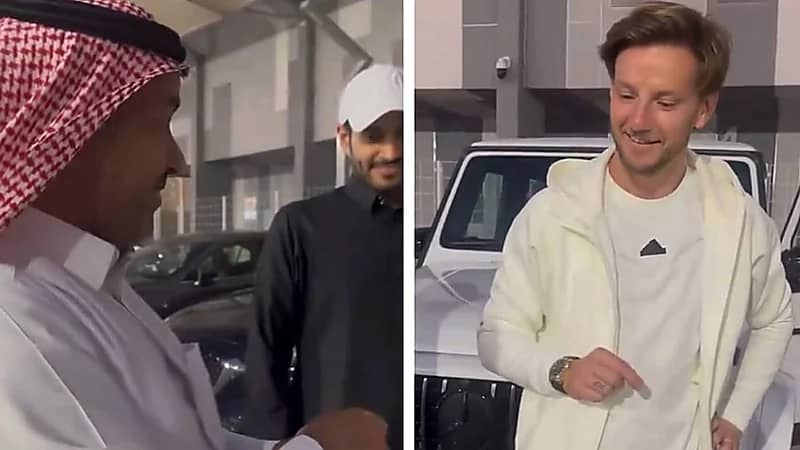 لاعب خفة يُبهر نجم الشباب راكيتيتش بمهاراته .. فيديو