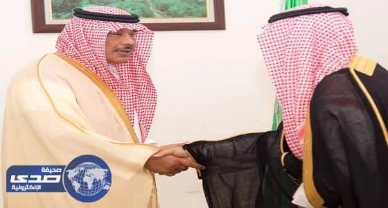 بالصور: محافظ المخواة والنادي الأدبي بمكتب أمير منطقة الباحة