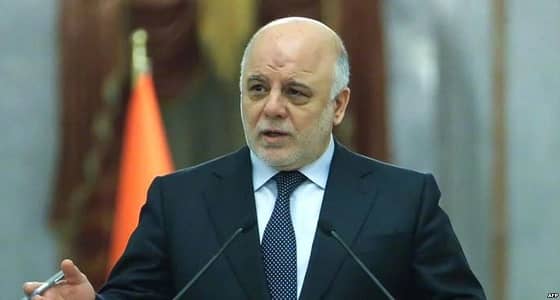 العبادي يبحث هاتفيا مع تيلرسون ملفات الأمن وإعادة الإعمار والإصلاح الاقتصادي