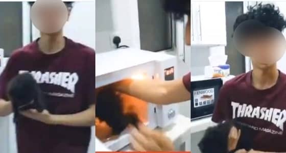 شاهد.. نجم سوشيال يضع قطة في «مايكرويف» ويٌشعل الغضب