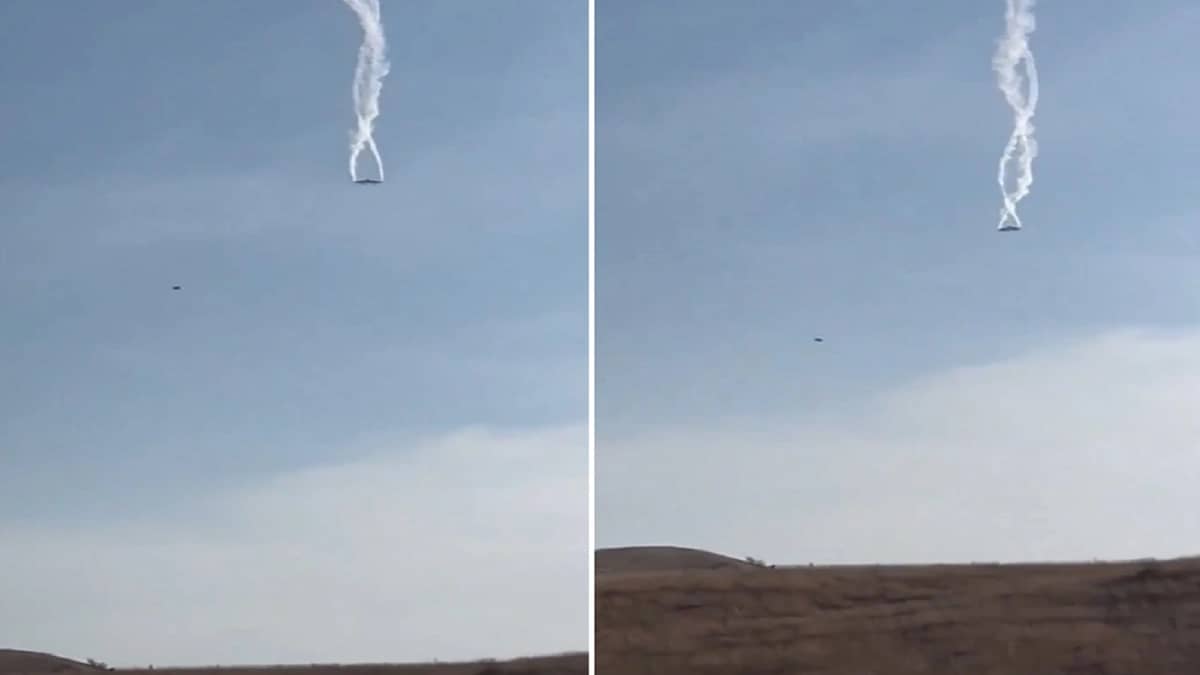 تحطم طائرة تركية قرب حدود أذربيجان وجورجيا.. فيديو