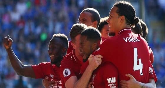 ليفربول يستعيد الصدارة بثنائية ضد كارديف سيتي