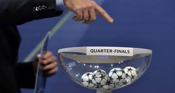 نتائج قرعة الربع النهائي لدوري أبطال أوروبا