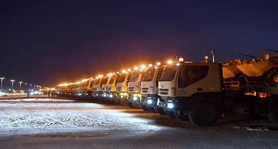 بالصور.. الدفع بقوات إضافية من الحرس الوطني إلى الحد الجنوبي