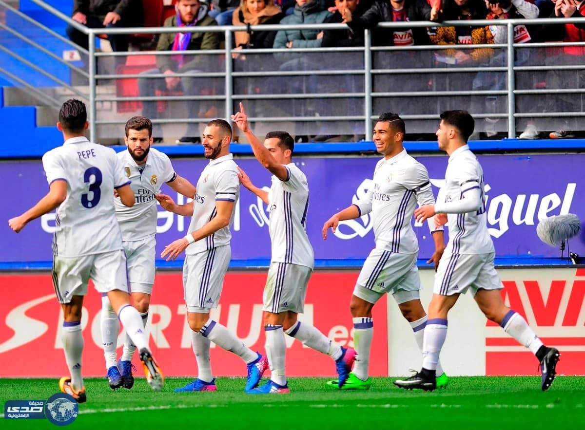 ريال مدريد يهزم إيبار 4/1 ويستعيد الصدارة