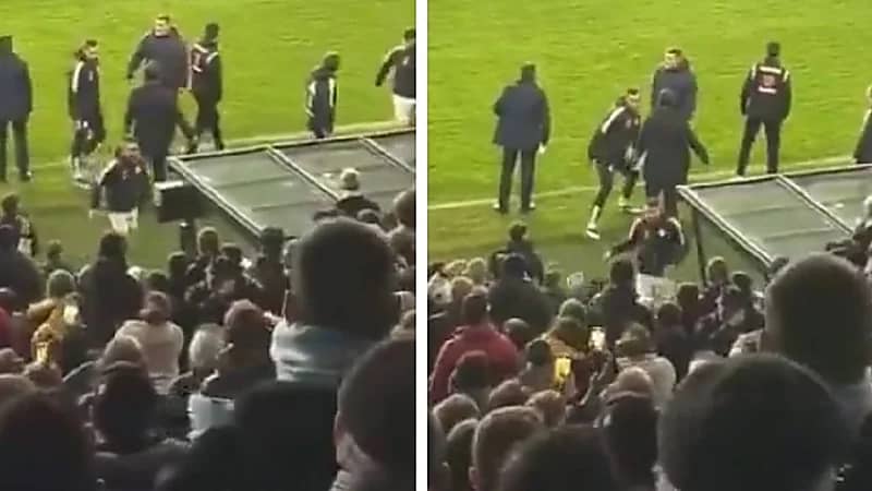 أسباس يعتذر بعد تحطيمه كاميرا الـ VAR في مباراة إشبيلية .. فيديو