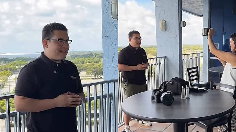 صحافي من غواتيمالا يظهر حماسه لمواجهة الهلال والريال .. فيديو