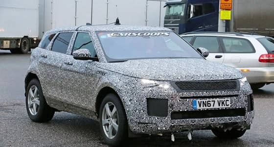 رينج روفر إيفوك 2019 الجديدة كلياً تظهر أثناء الاختبارات بجسد إنتاجي