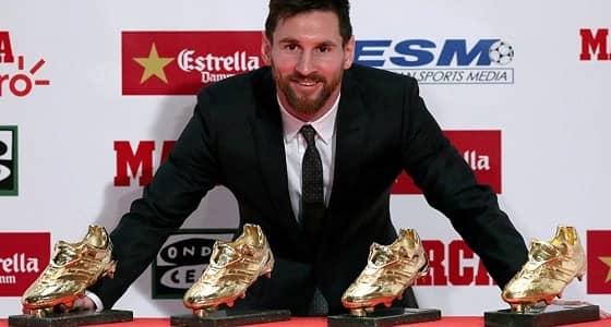 البرغوث الأرجنتيني يقترب من الحذاء الذهبي