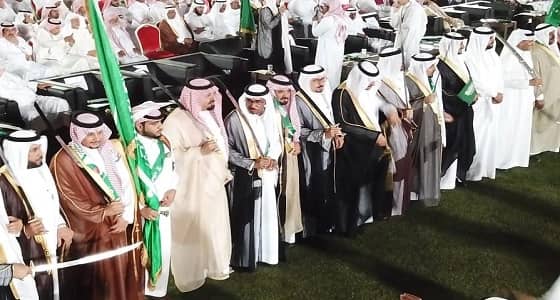 بالصور.. على شرف المحافظ بلدية أضم تقيم احتفالاتها باليوم الوطني 88