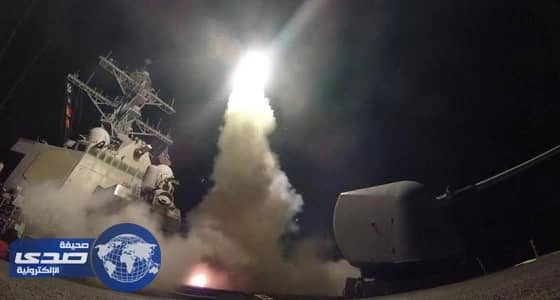 التليفزيون السورى يبث لقطات ترصد القصف الأمريكى في الشعيرات