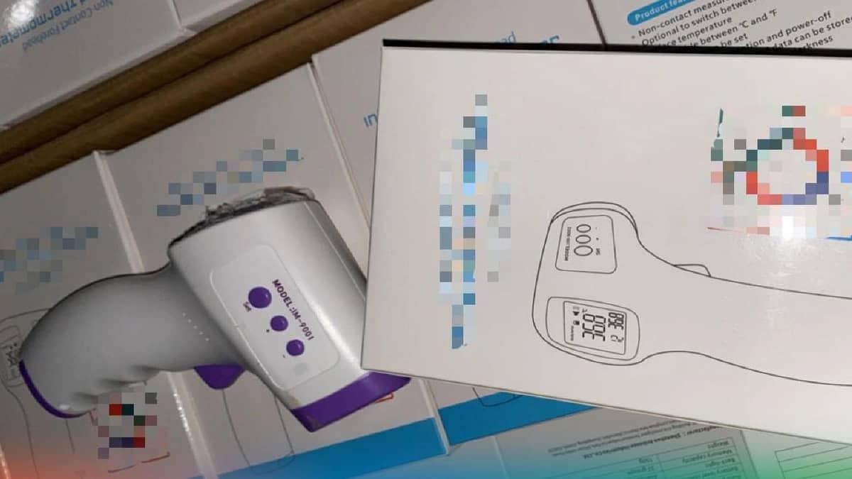 بالصور.. ضبط 100 جهازًا طبيًا برفقة مندوب مخالف في الرياض