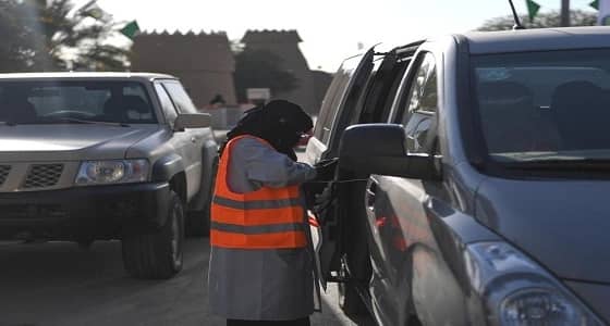 بالصور..النساء تشارك في تأمين " الجنادرية 33 "