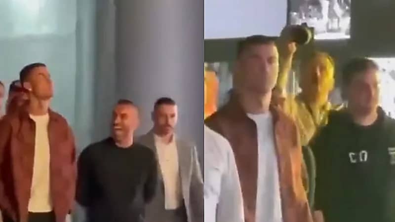 رونالدو في متحفه الخاص رفقة الخريجي .. فيديو