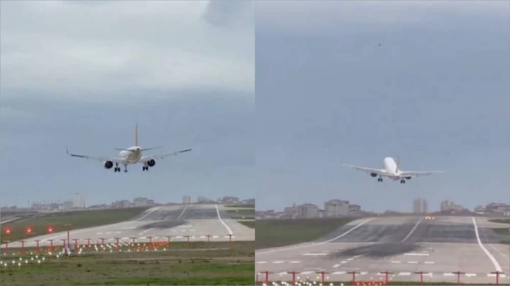 رياح شديدة بإسطنبول تلغي هبوط طائرة وتؤخر الرحلات.. فيديو