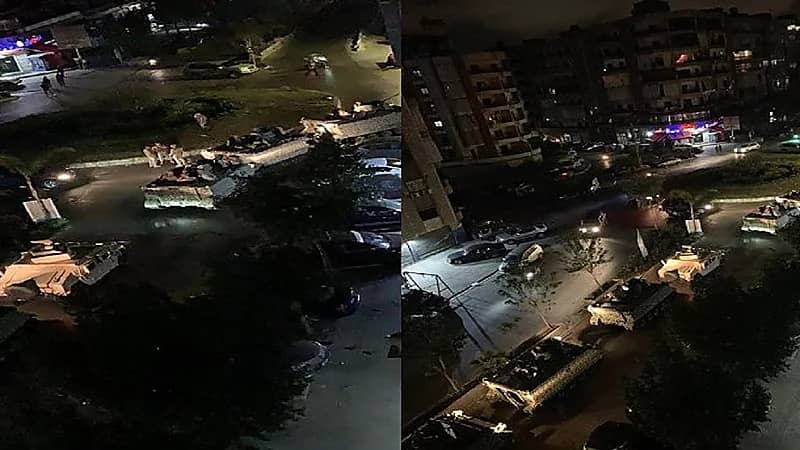 بالفيديو..اشتباكات بالـ " آر بي جي " في لبنان بسبب دراجة نارية