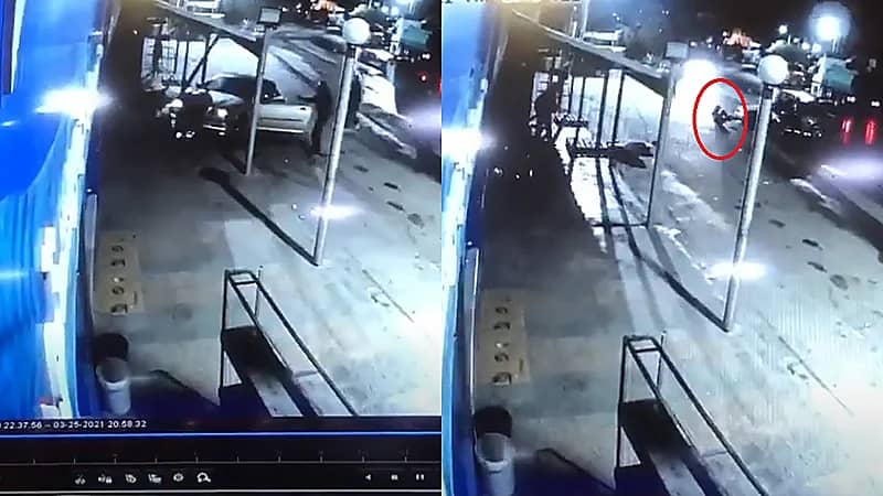 مشاهد مروعة لشاب تعرض للدهس المتعمد 3 مرات!