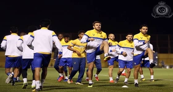 بالصور.. النصر يختتم تدريباته لمواجهة الوصل الإماراتي