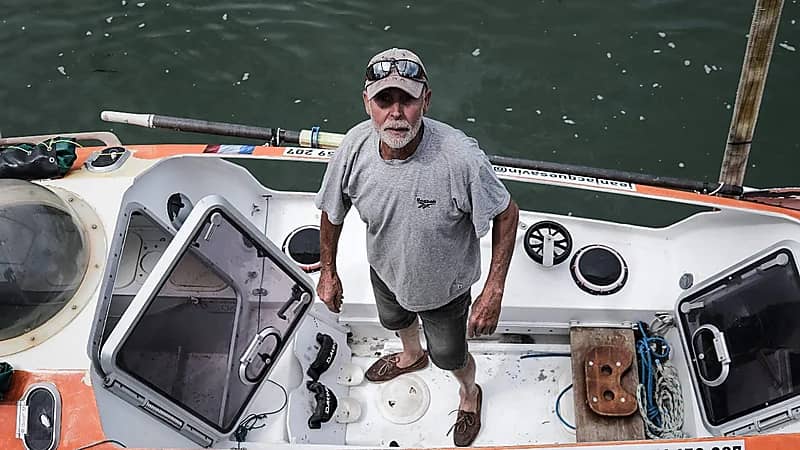 بالصور.. وفاة ‏مغامر سبعيني أثناء محاولته عبور الأطلسي