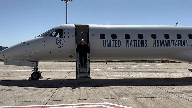 طائرة الأمم المتحدة تصل فارغة من السودان بسبب دواع أمنية