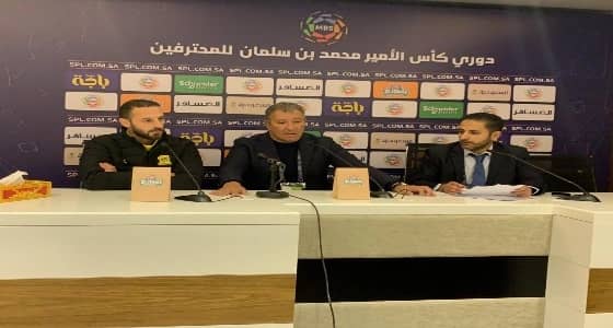 ‏مدرب ‎الاتحاد: تناصفنا مع النصر أفضلية المباراة
