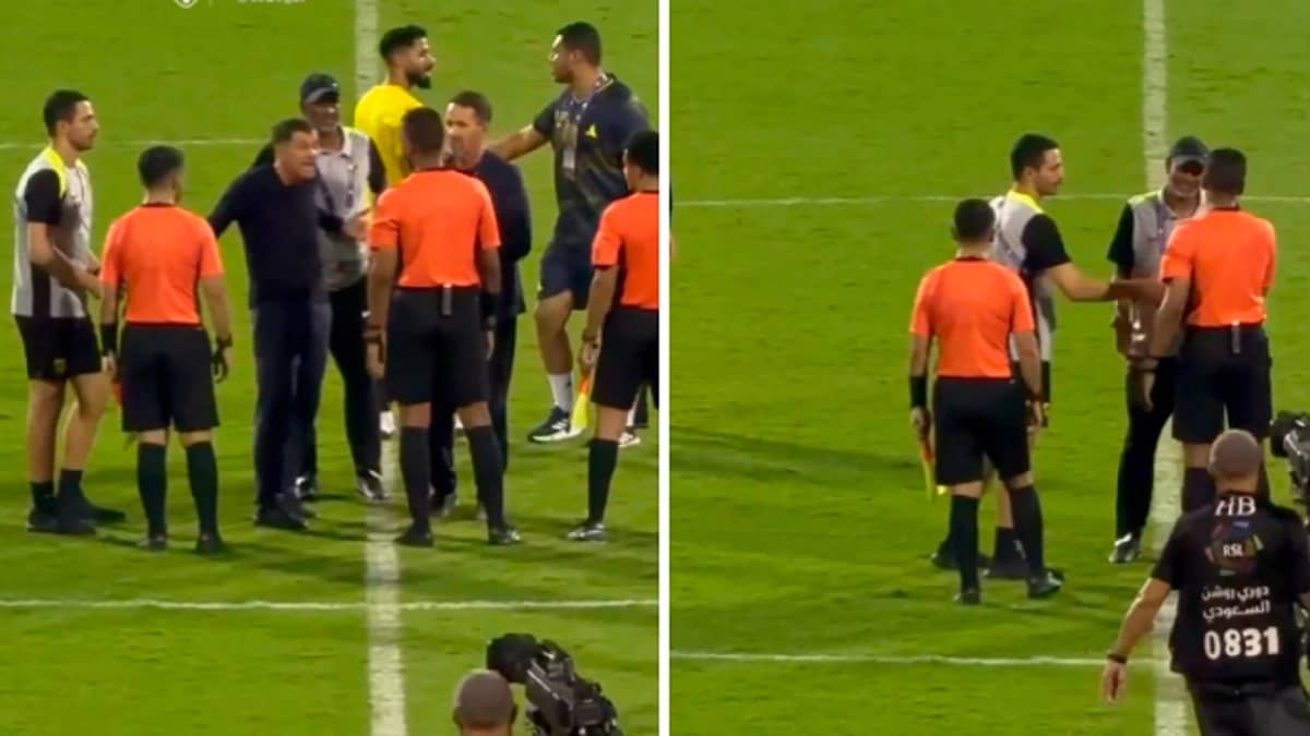 كونسيساو ينفعل على الحكم بعد التعادل مع الخليج .. فيديو