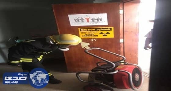 مدني الليث يسيطر على تماس كهربائي بالمستشفى العام