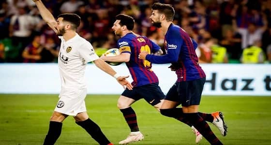 فالنسيا يُزيد جراح برشلونة ويتوج بـ بطولة كأس الملك 2019