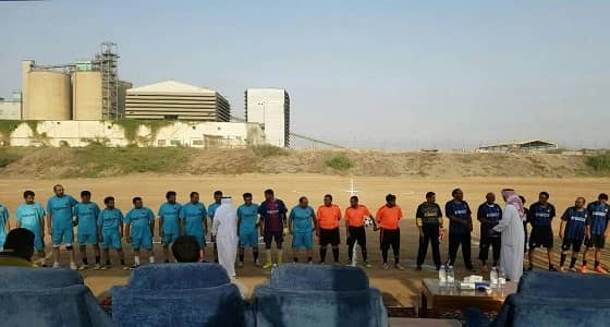 انطلاق الدورة الرياضية بشركة أسمنت الجنوب في جازان