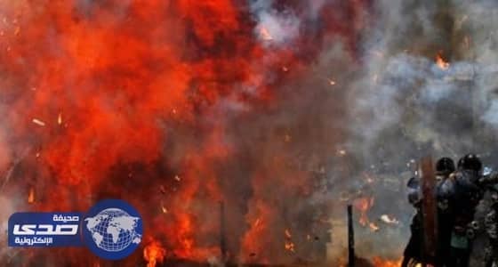 إعتداء بـ " المولوتوف " على السفارة الإسبانية في فنزويلا