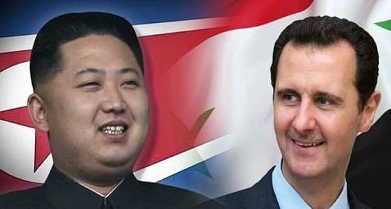 رغم صمتها.. " الأسد " يبعث إكليل زهور إلى كوريا الشمالية