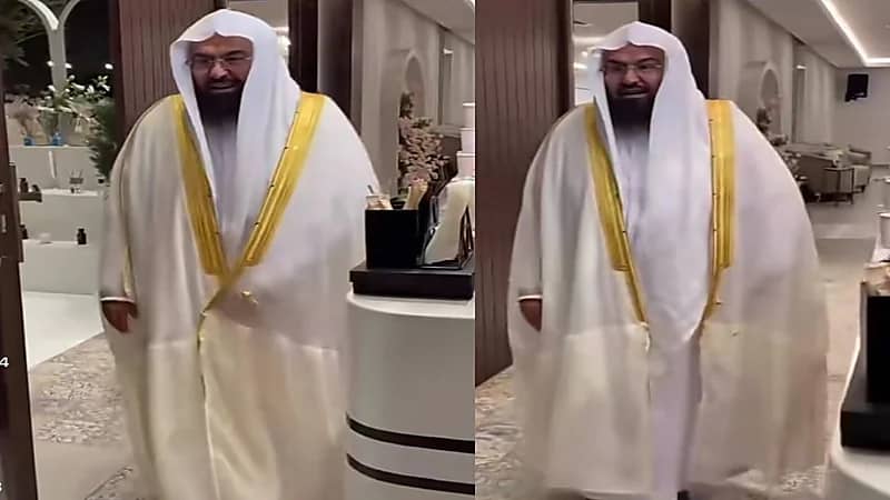 الشيخ السديس يوصي على ابنته يوم زفافها.. فيديو