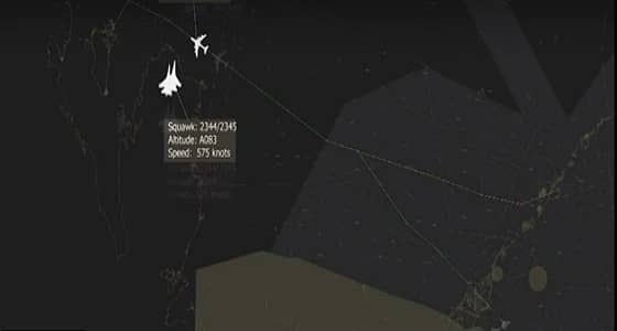 بالفيديو.. الإمارات تعرض مقطع يثبت اعتراض المقاتلات القطرية للطائرتين