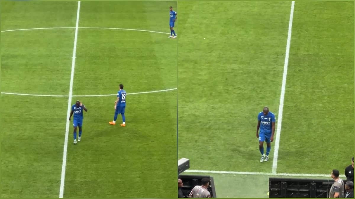 كوليبالي يعتذر للجماهير بعد الطرد.. فيديو