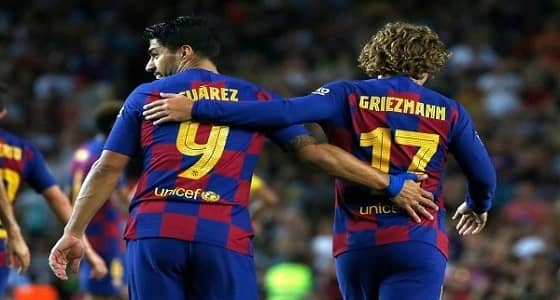 سورايز وجريزمان مهددان بالحرمان من المشاركة في الكلاسيكو