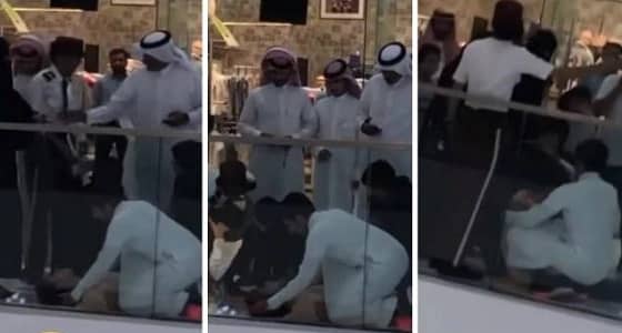 بالفيديو.. طالبة تنقذ شابا فقد الوعي داخل سوق بأبها