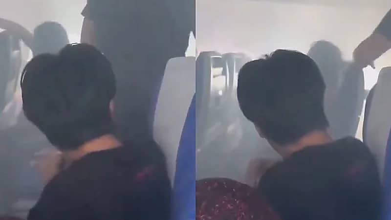 بطاريات تتسبب بهبوط إضطراري لطائرة صينية.. فيديو