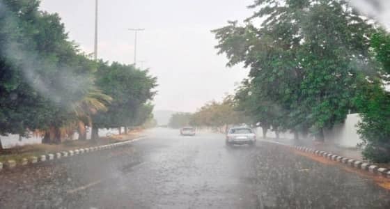 تنبيه متقدم باستمرار هطول أمطار رعدية على الطائف