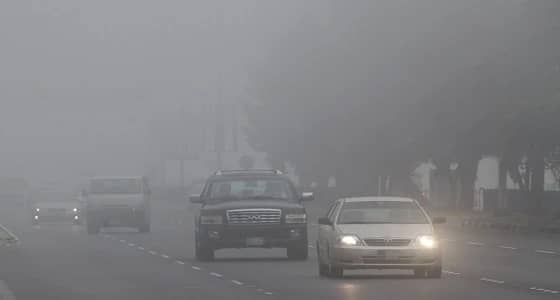 الإنذار المبكر: َتشكل ضباب يعيق الرؤية في مكة والمدينة