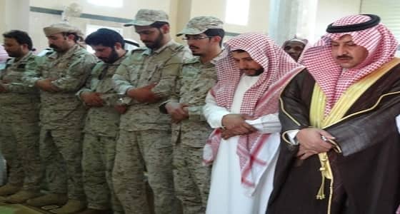 بالصور.. تشييع جثمان الشهيد " الشهري " في ثربان