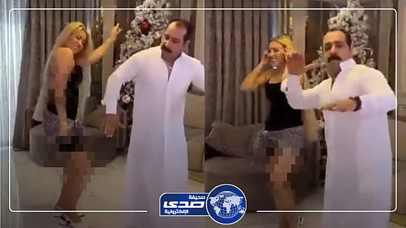 تسريب فيديو لرقص قائد عسكري عراقي مع فتاة حسناء