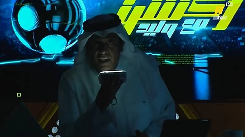 فيديو..وليد الفراج يغلق أنوار الاستوديو على طريقة النصر