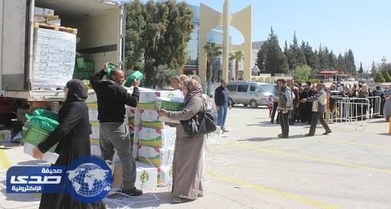 بالصور.. الحملة الوطنية السعودية تغيث 454 أسرة من اللاجئين السوريين بأربد