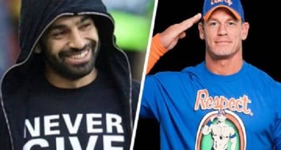 جون سينا ينشر صورة محمد صلاح احتفالا بتأهل ليفربول لنهائي أبطال أوروبا